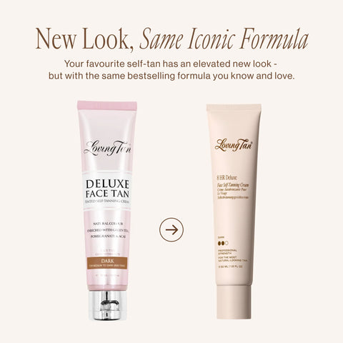 8 HR Deluxe Face Self-Tanning Cream Dark