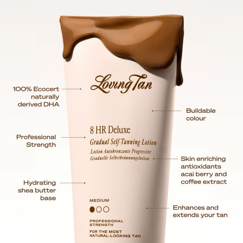 8 HR Deluxe Gradual Self-Tanning Lotion Medium