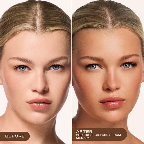 2 HR Express Face Self-Tanning Serum Medium